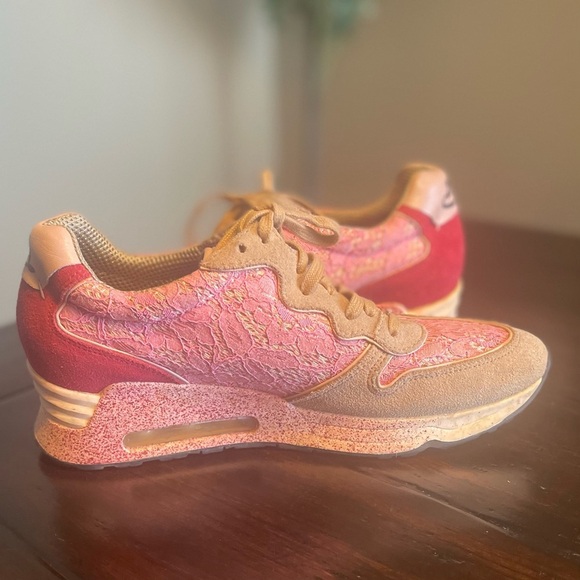 ASH Pink Lace Sneakers - Picture 4 of 10